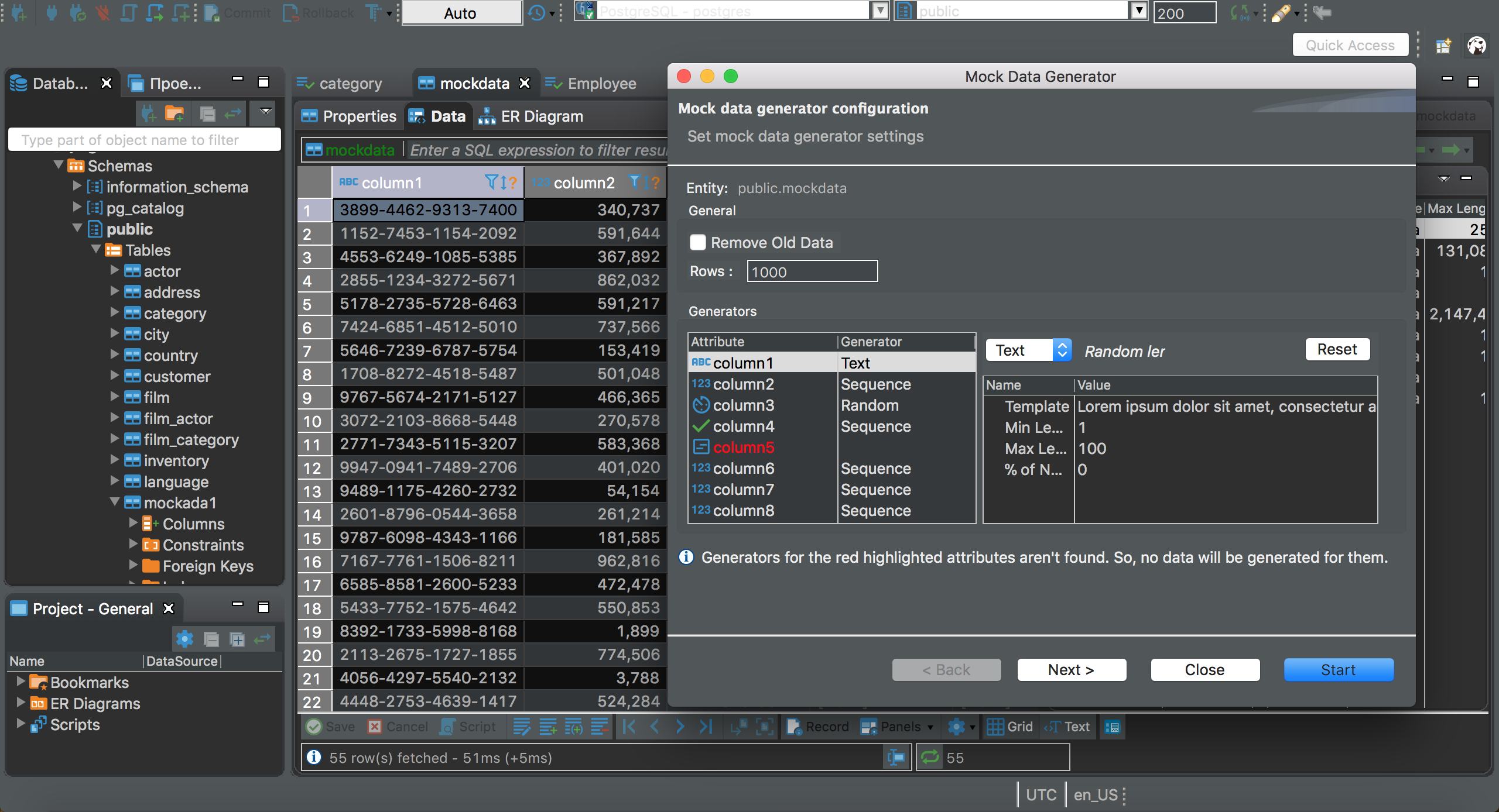 create new table in dbeaver sybase